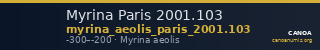 Myrina Paris 2001.103 — CANOA