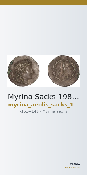 Myrina Sacks 1985 45 — CANOA