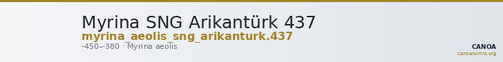 Myrina SNG Arikantürk 437 — CANOA