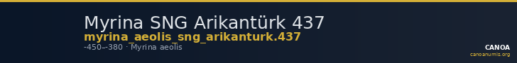 Myrina SNG Arikantürk 437 — CANOA