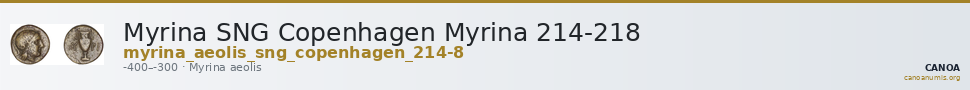 Myrina SNG Copenhagen Myrina 214-218 — CANOA