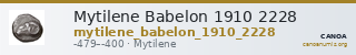 Mytilene Babelon 1910 2228 — CANOA