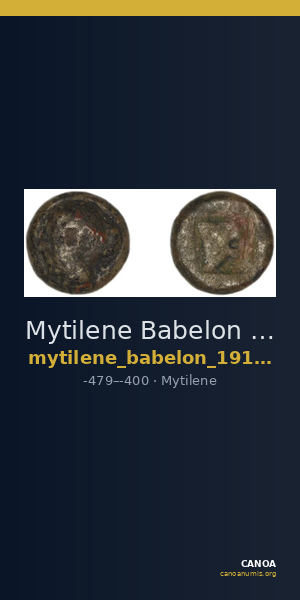 Mytilene Babelon 1910 2230-1 — CANOA