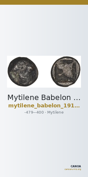 Mytilene Babelon 1910 2232 — CANOA
