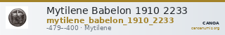 Mytilene Babelon 1910 2233 — CANOA