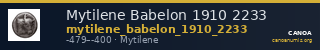 Mytilene Babelon 1910 2233 — CANOA