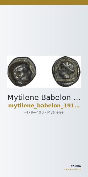 Mytilene Babelon 1910 2236 — CANOA