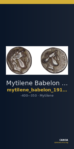 Mytilene Babelon 1910 2237-8 — CANOA