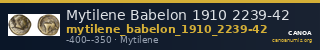 Mytilene Babelon 1910 2239-42 — CANOA