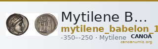 Mytilene Babelon 1910 2243-50 — CANOA