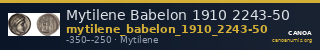 Mytilene Babelon 1910 2243-50 — CANOA