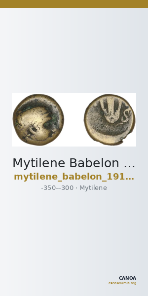 Mytilene Babelon 1910 2252 — CANOA