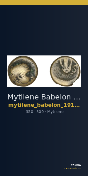 Mytilene Babelon 1910 2252 — CANOA