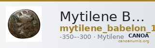 Mytilene Babelon 1910 2253 — CANOA