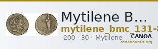 Mytilene BMC Mytilene 131-8 — CANOA