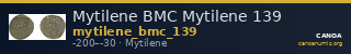 Mytilene BMC Mytilene 139 — CANOA