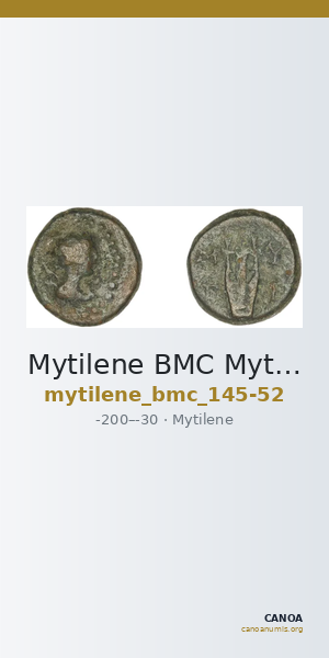 Mytilene BMC Mytilene 145-148 — CANOA