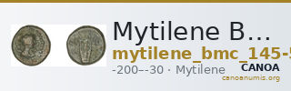 Mytilene BMC Mytilene 145-148 — CANOA