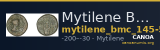 Mytilene BMC Mytilene 145-148 — CANOA
