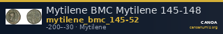 Mytilene BMC Mytilene 145-148 — CANOA