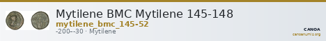 Mytilene BMC Mytilene 145-148 — CANOA