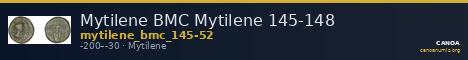 Mytilene BMC Mytilene 145-148 — CANOA