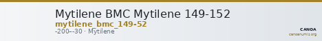 Mytilene BMC Mytilene 149-152 — CANOA