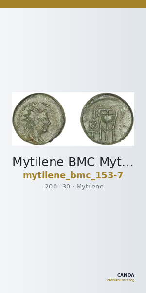 Mytilene BMC Mytilene 153-7 — CANOA