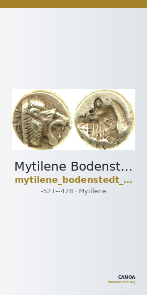Mytilene Bodenstedt 1981 Series 1.13 — CANOA