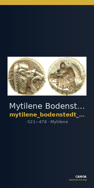 Mytilene Bodenstedt 1981 Series 1.13 — CANOA