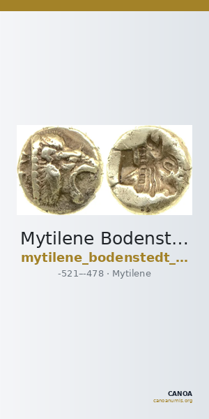 Mytilene Bodenstedt 1981 Series 1.14 — CANOA