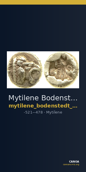 Mytilene Bodenstedt 1981 Series 1.14 — CANOA
