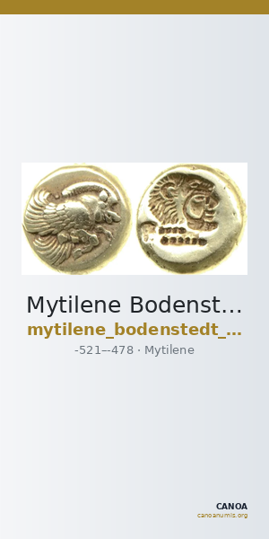 Mytilene Bodenstedt 1981 Series 1.17 — CANOA