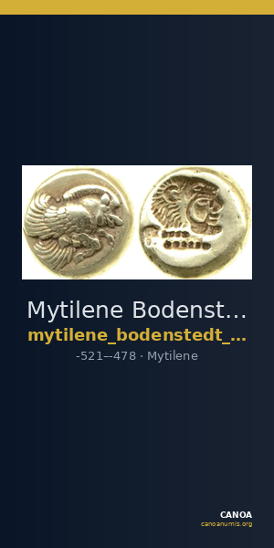 Mytilene Bodenstedt 1981 Series 1.17 — CANOA