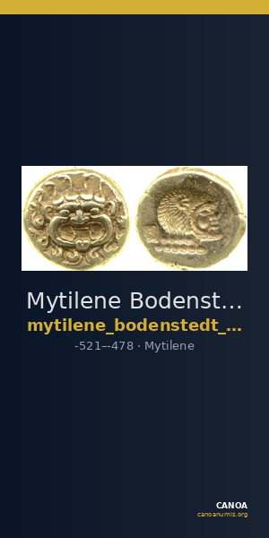 Mytilene Bodenstedt 1981 Series 1.19 — CANOA
