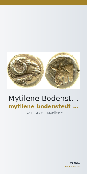 Mytilene Bodenstedt 1981 Series 1.22 — CANOA