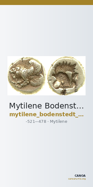 Mytilene Bodenstedt 1981 Series 1.9.1 — CANOA