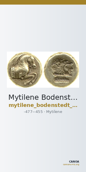 Mytilene Bodenstedt 1981 Series 2.23 — CANOA