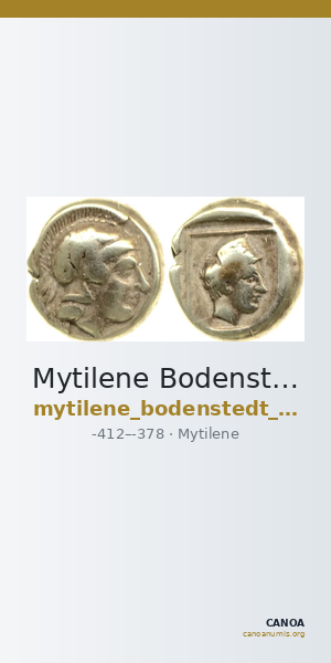 Mytilene Bodenstedt 1981 Series 4.73 — CANOA