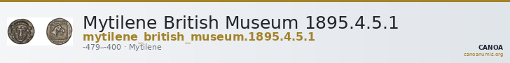 Mytilene British Museum 1895.4.5.1 — CANOA