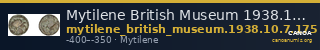 Mytilene British Museum 1938.10.7.175 — CANOA