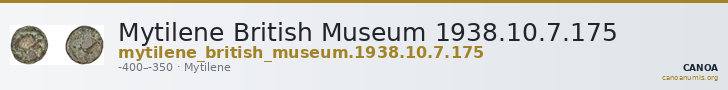 Mytilene British Museum 1938.10.7.175 — CANOA