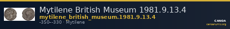 Mytilene British Museum 1981.9.13.4 — CANOA