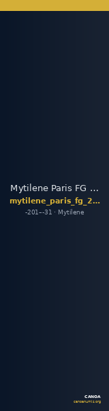 Mytilene Paris FG 201 — CANOA