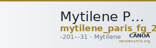 Mytilene Paris FG 201 — CANOA