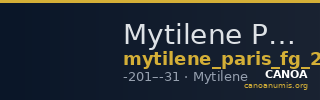 Mytilene Paris FG 201 — CANOA