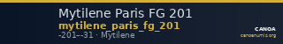 Mytilene Paris FG 201 — CANOA
