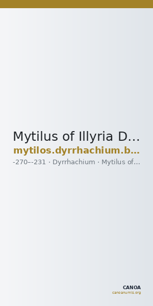 Mytilus of Illyria Dyrrhachium Brunšmid 1898 Pl. 7. 139 — CANOA