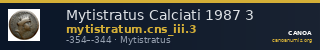 Mytistratus Calciati 1987 3 — CANOA