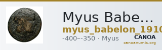 Myus Babelon 1910 1774-5 — CANOA